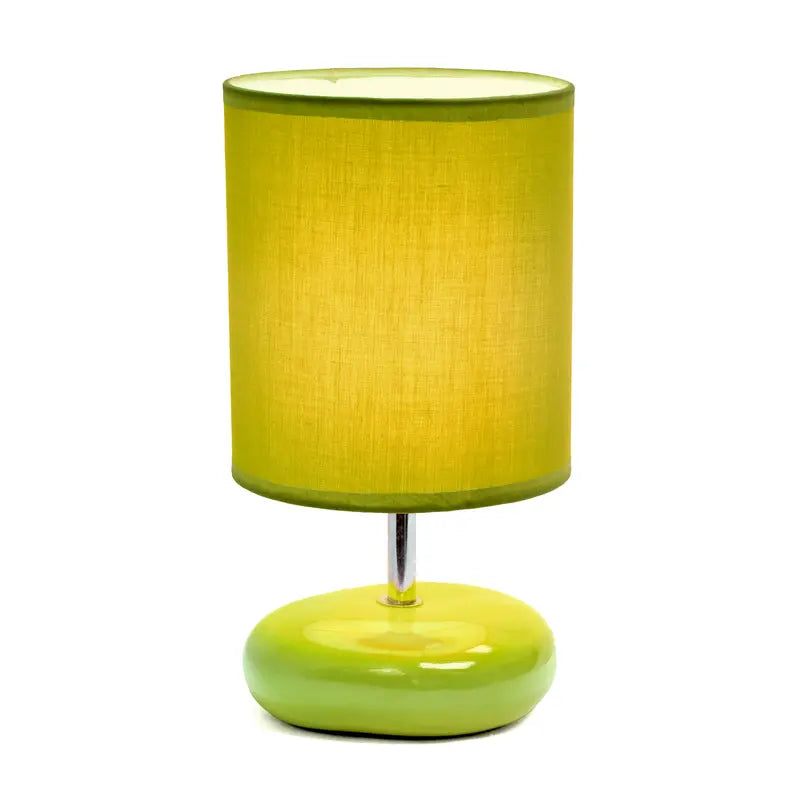 Creekwood Home Traditional Mini Round Rock Table Lamp for Nursery, Study, Bookshelf, Office, Nightstand, Living Room All the Rages