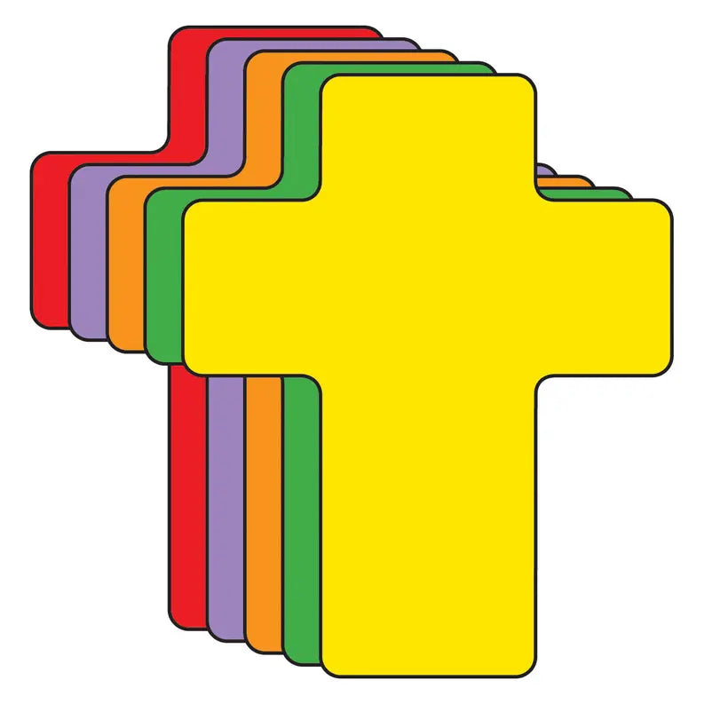 Cross Assorted Color Creative Cut-Outs Creative Shapes