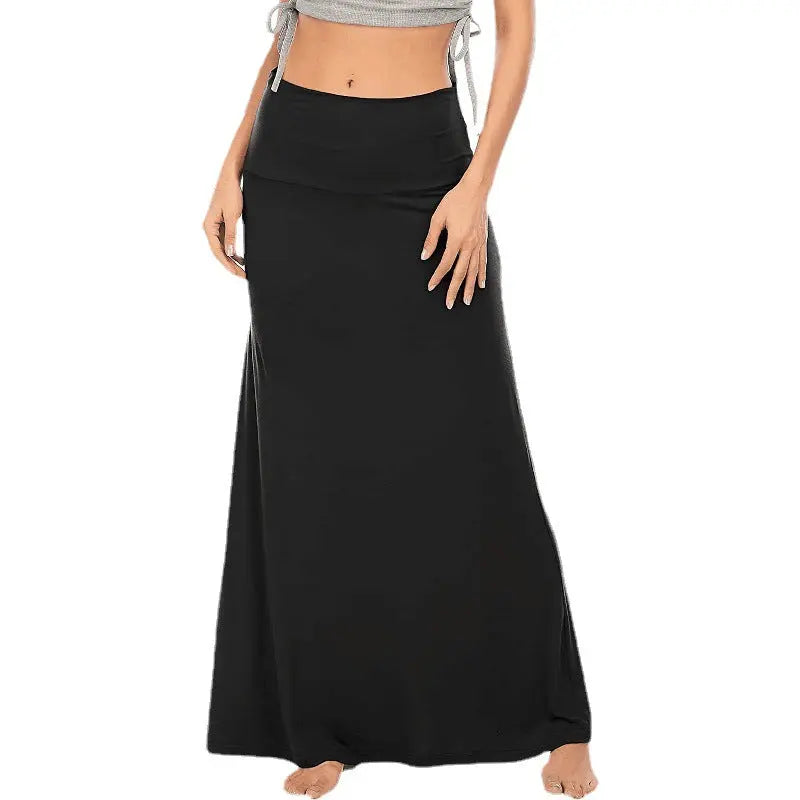 Cross-Border Foreign Trade European and American Clothing Amazon Spring and Summer Autumn and Winter New Home Casual High Waist Hip Half Body GreatEagleInc