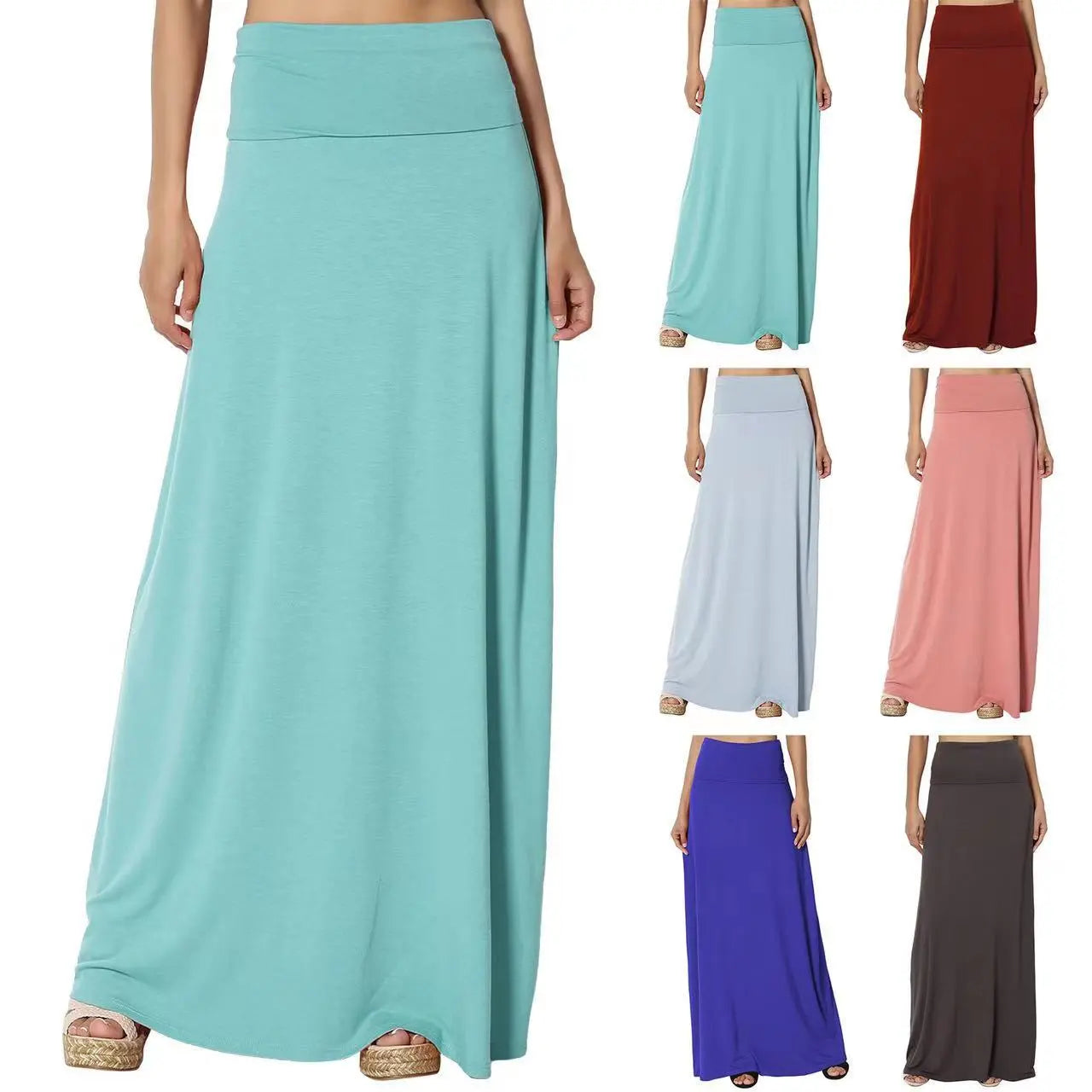 Cross-Border Foreign Trade European and American Clothing Amazon Spring and Summer Autumn and Winter New Home Casual High Waist Hip Half Body GreatEagleInc