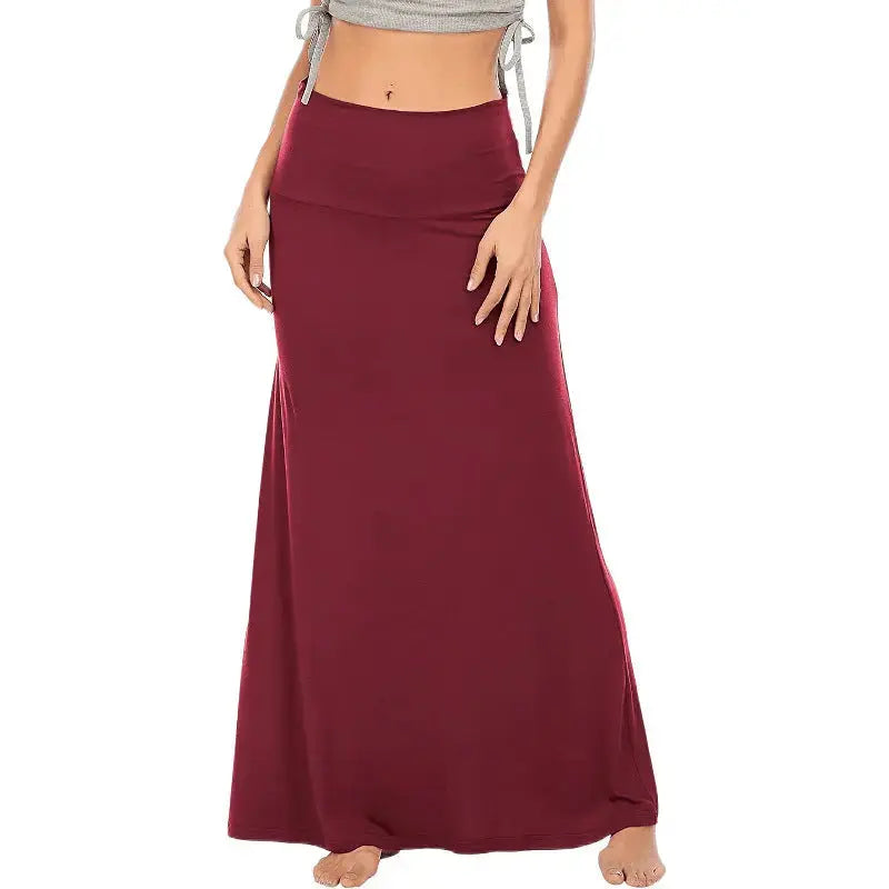 Cross-Border Foreign Trade European and American Clothing Amazon Spring and Summer Autumn and Winter New Home Casual High Waist Hip Half Body GreatEagleInc