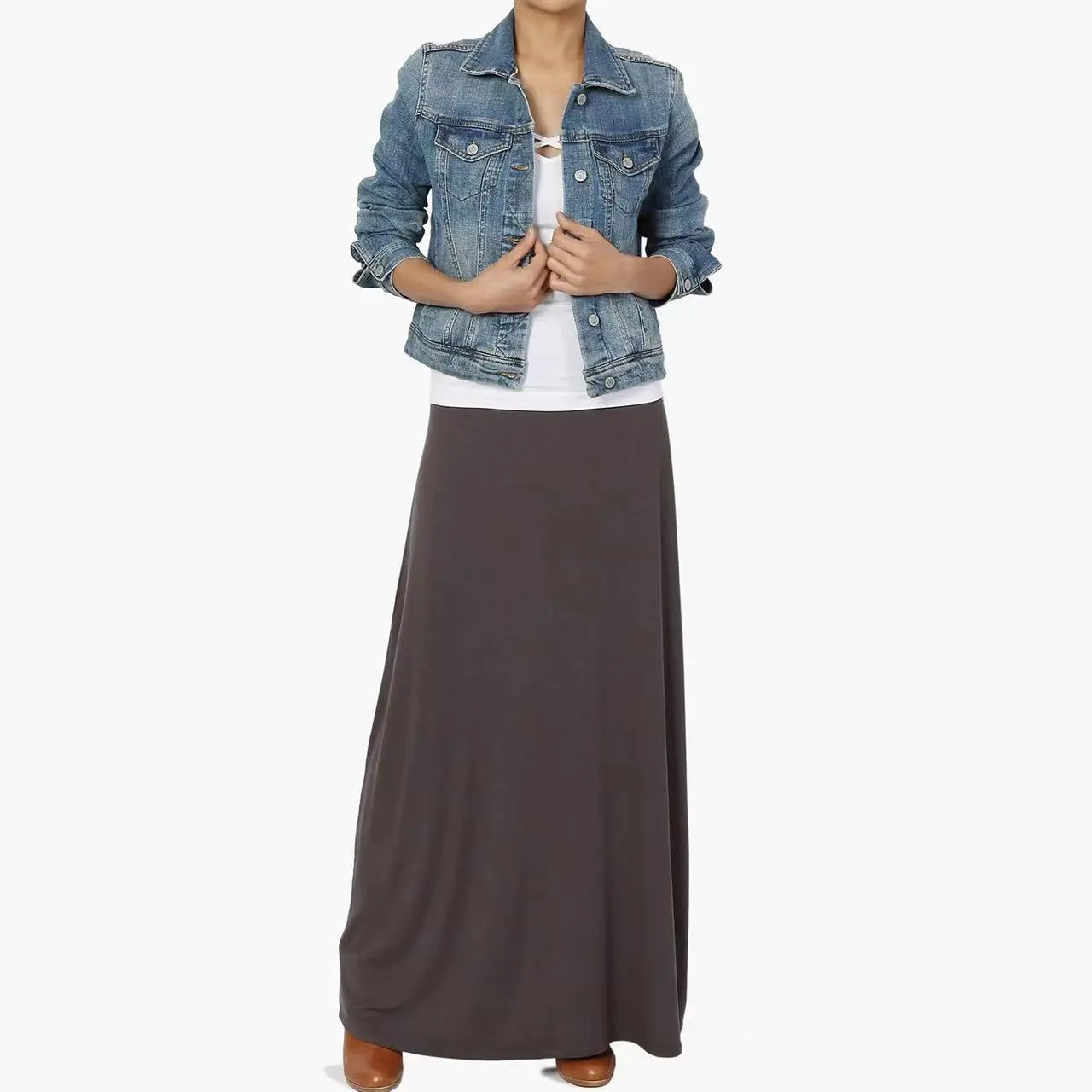 Cross-Border Foreign Trade European and American Clothing Amazon Spring and Summer Autumn and Winter New Home Casual High Waist Hip Half Body GreatEagleInc