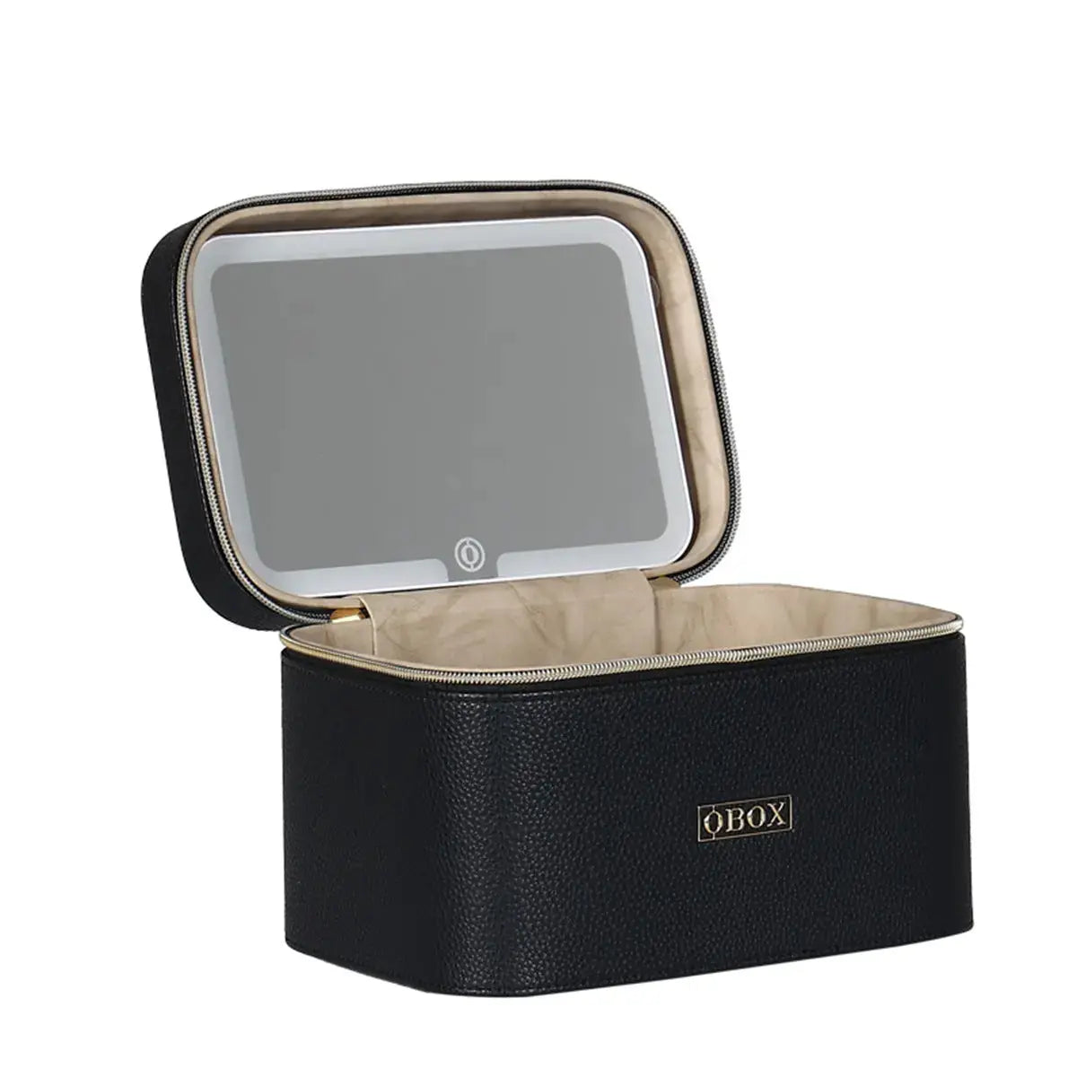 Cross-Border Led Mirror Travel Makeup Bag, Makeup Mirror, Cosmetics Portable Large-Capacity Makeup Case, Hand-Held Beauty Bag GreatEagleInc