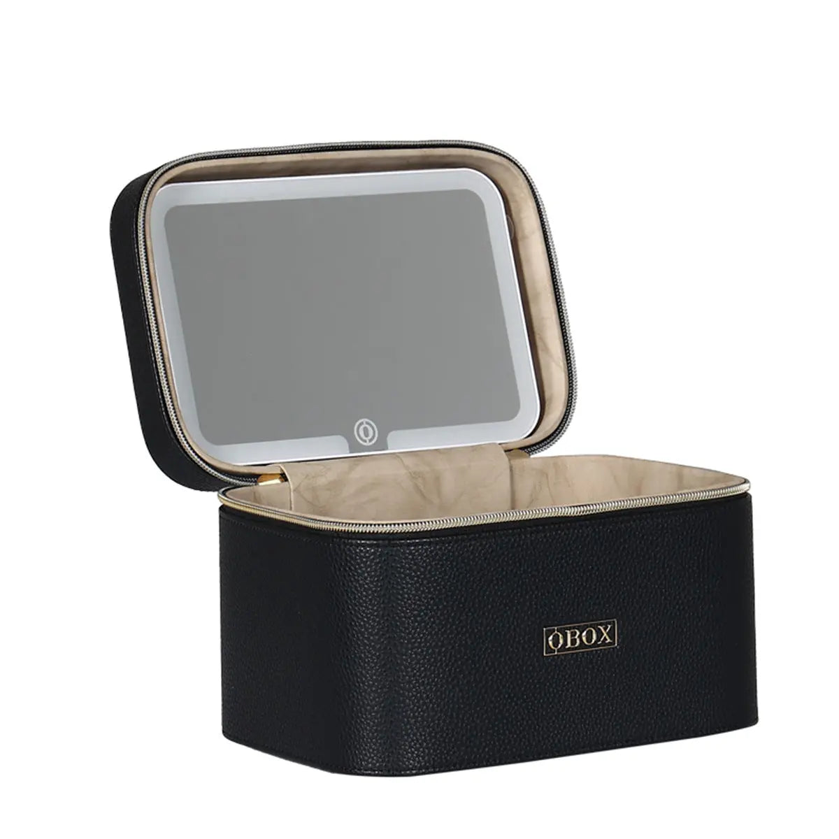 Cross-Border Led Mirror Travel Makeup Bag, Makeup Mirror, Cosmetics Portable Large-Capacity Makeup Case, Hand-Held Beauty Bag GreatEagleInc