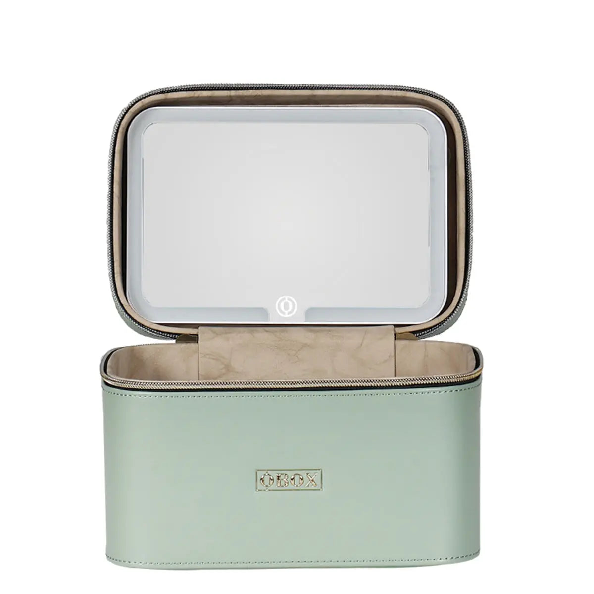 Cross-Border Led Mirror Travel Makeup Bag, Makeup Mirror, Cosmetics Portable Large-Capacity Makeup Case, Hand-Held Beauty Bag GreatEagleInc