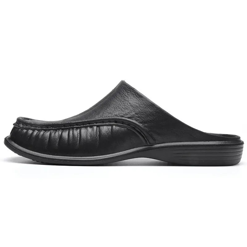 Cross-Border New Large Size Sandals for Summer Indoor and Outdoor Wear Home Men's Fashion Soft-Soled Half-Slippers Factory Direct Sales GreatEagleInc