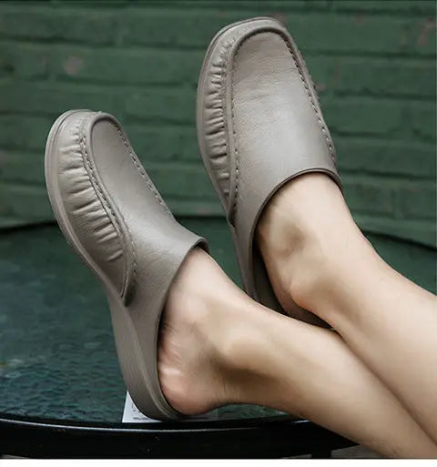 Cross-Border New Large Size Sandals for Summer Indoor and Outdoor Wear Home Men's Fashion Soft-Soled Half-Slippers Factory Direct Sales GreatEagleInc