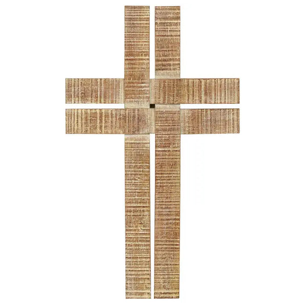 Cross Wall Antique Wood Look Dicksons Inc
