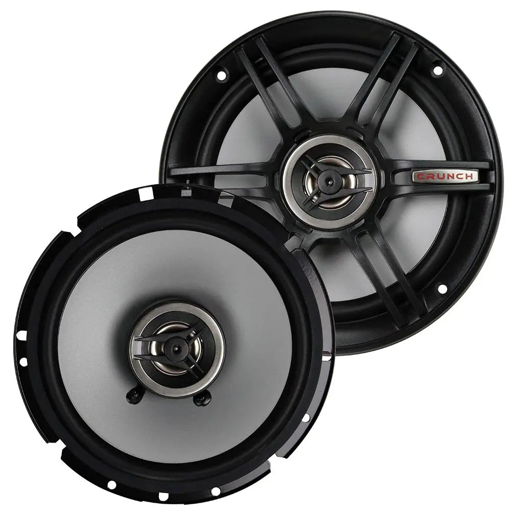 Crunch 6.5" 3-way Speaker 300w Max Shallow Mount Crunch