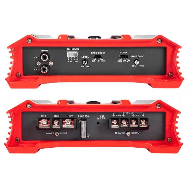 Crunch Ground Pounder 2 X 325 @ 4 Ohms 2 X 750 @ 2 Ohms 1 X 1500 Watts @ 4 Ohms Bridged Crunch