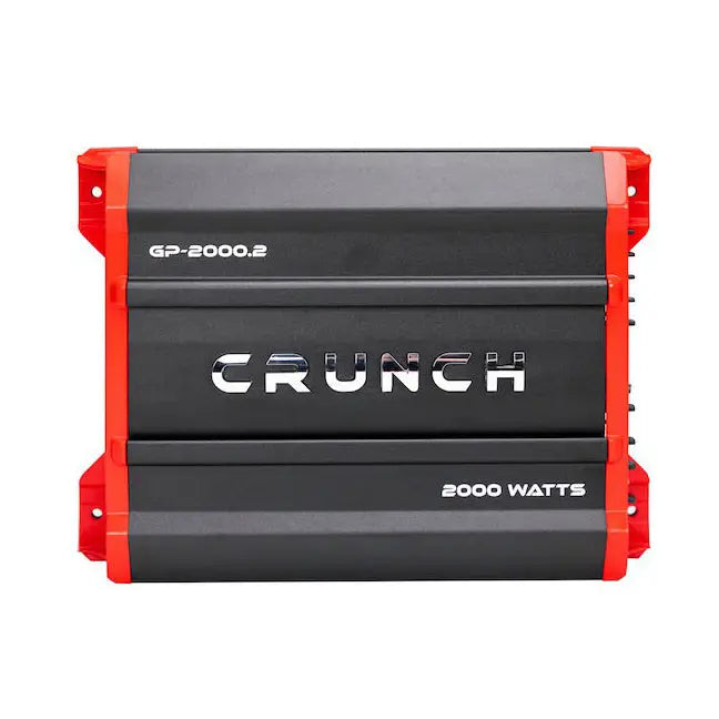 Crunch Ground Pounder 2 X 500 @ 4 Ohms 2 X 1000 @ 2 Ohms 1 X 2000 Watts @ 4 Ohms Bridged Crunch
