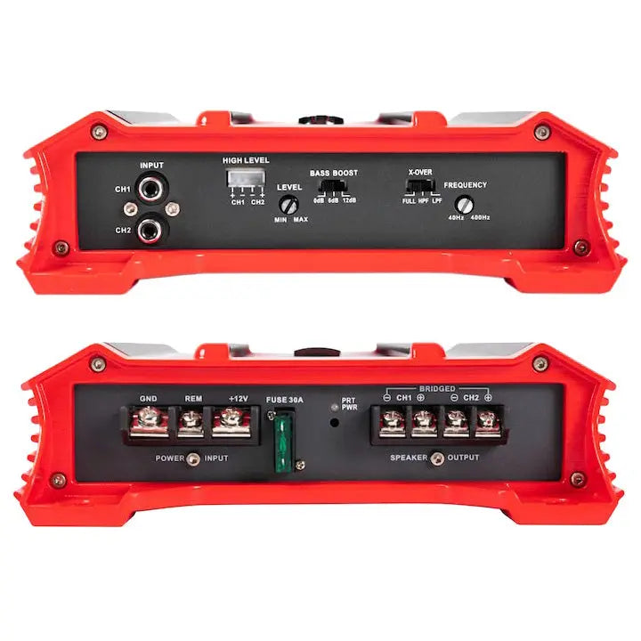 Crunch Ground Pounder 2 X 500 @ 4 Ohms 2 X 1000 @ 2 Ohms 1 X 2000 Watts @ 4 Ohms Bridged Crunch