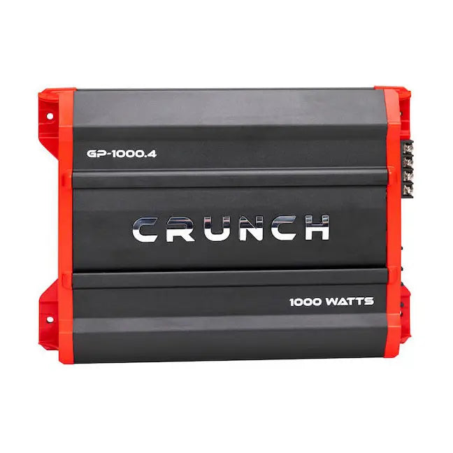 Crunch Ground Pounder 4 X 125 @ 4 Ohms 4 X 250 @ 2 Ohms 2 X 500 Watts @ 4 Ohms Bridged Crunch