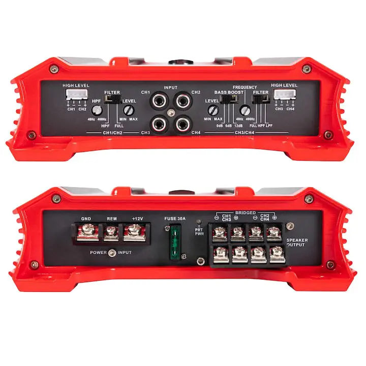 Crunch Ground Pounder 4 X 125 @ 4 Ohms 4 X 250 @ 2 Ohms 2 X 500 Watts @ 4 Ohms Bridged Crunch