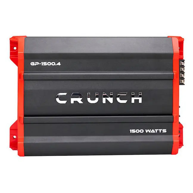 Crunch Ground Pounder 4 X 190 @ 4 Ohms 4 X 375 @ 2 Ohms 2 X 750 Watts @ 4 Ohms Bridged Crunch