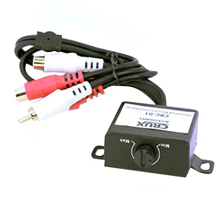 Crux Bass Control Knob Stereo Rca Male To Female CRUX