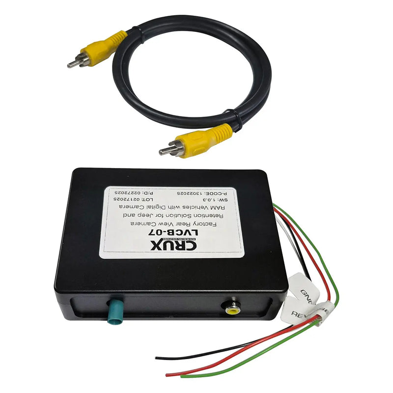 Crux Factory Rear-view Camera Retention Solution For Ram Jeep Vehicles With Digital Camera CRUX