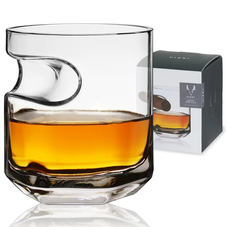 Crystal Cigar Glass by Viski True Bands