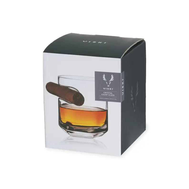 Crystal Cigar Glass by Viski True Bands
