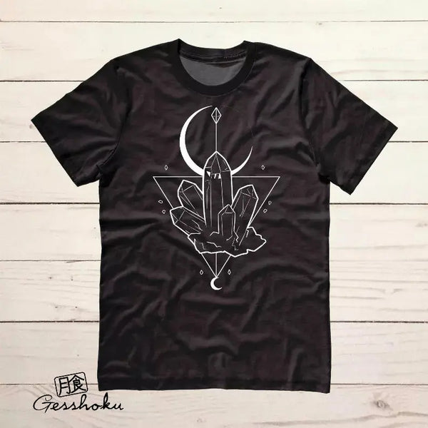 Crystal Grid Moon Unisex T-shirt Gesshoku Designs