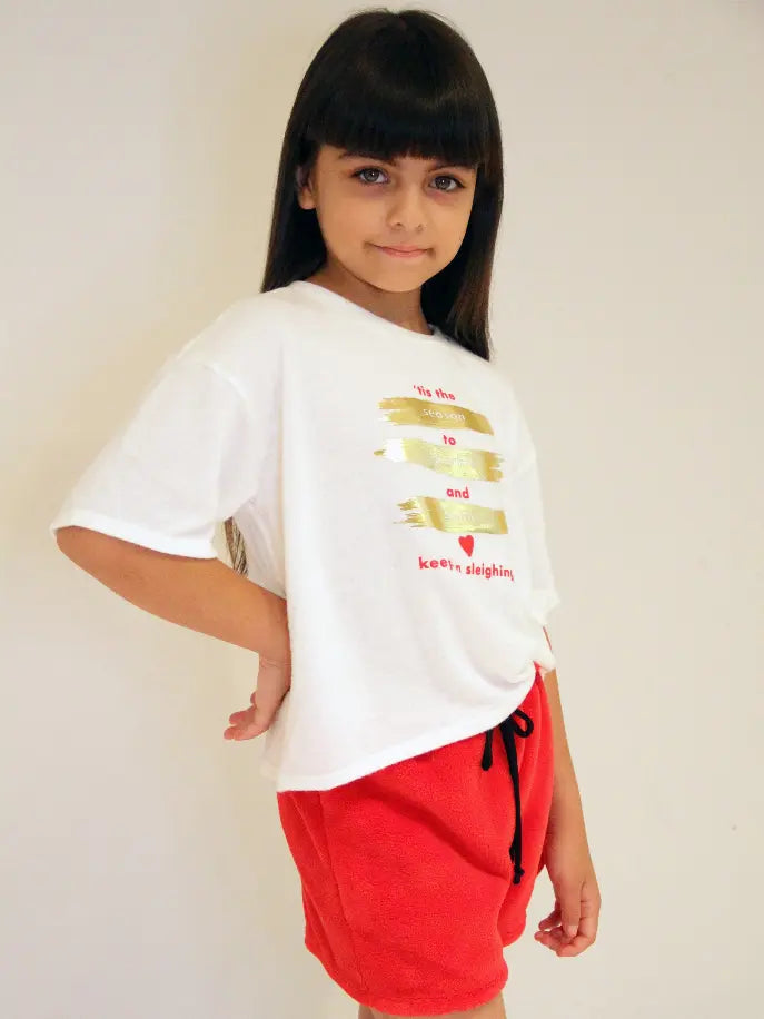 Cuddle Fleece Shorts Little Mass