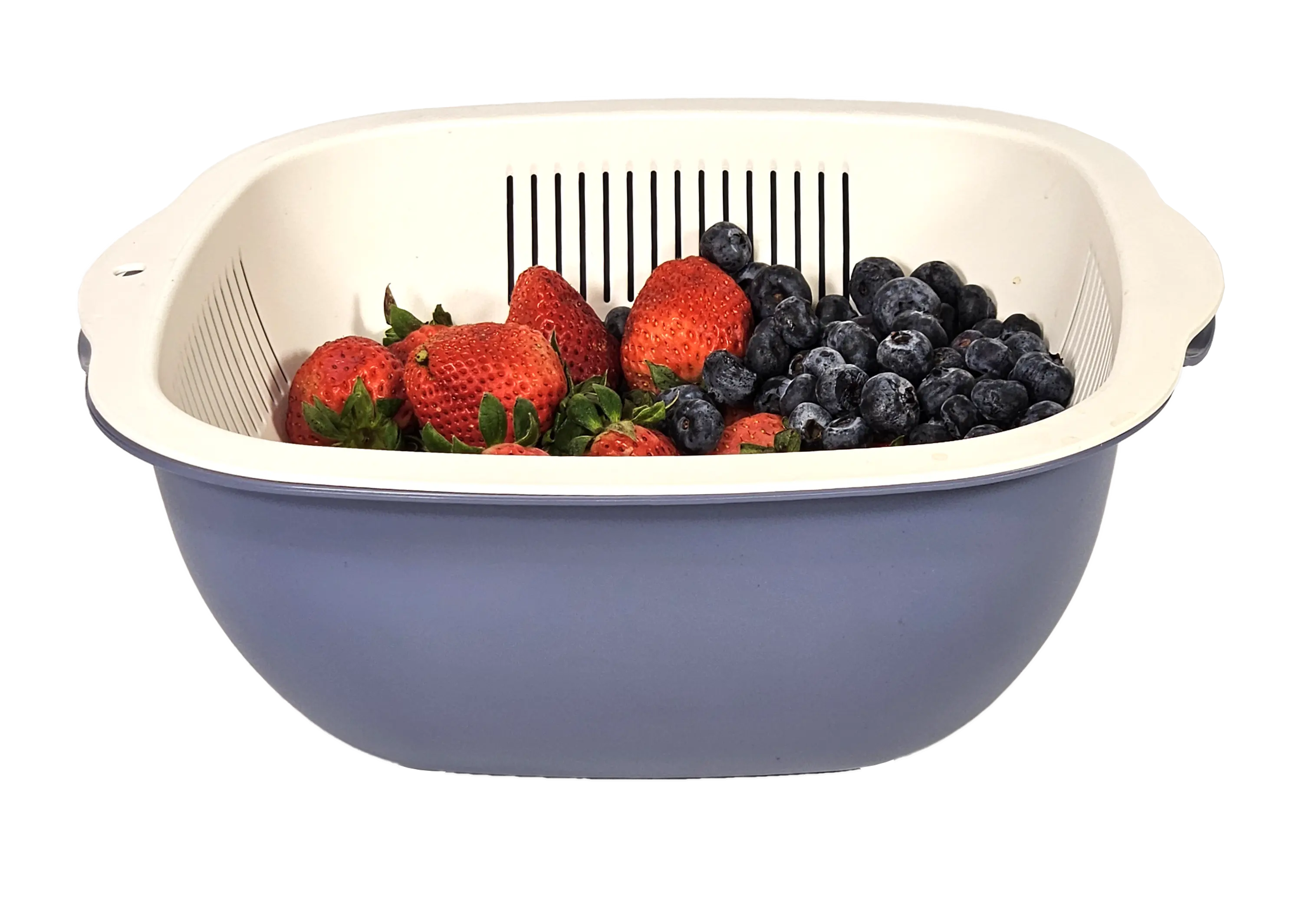Cuisine Collecion 4.5 QT Bowl & Strainer Set - Sage Waymore LLC