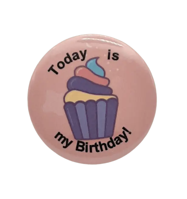 Cupcake Birthday Bravo Buttons