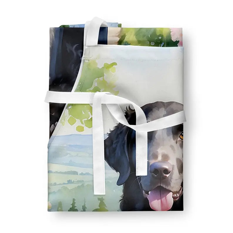 Curly-Coated Retriever Spring Path Apron Caroline's Treasures