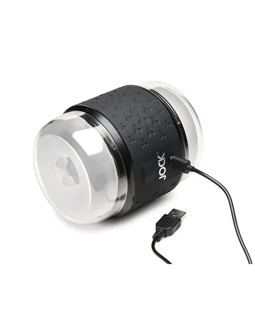 Curve Toys Jock Vibrating Double Stroker - Black Curve Toys C/o Xr