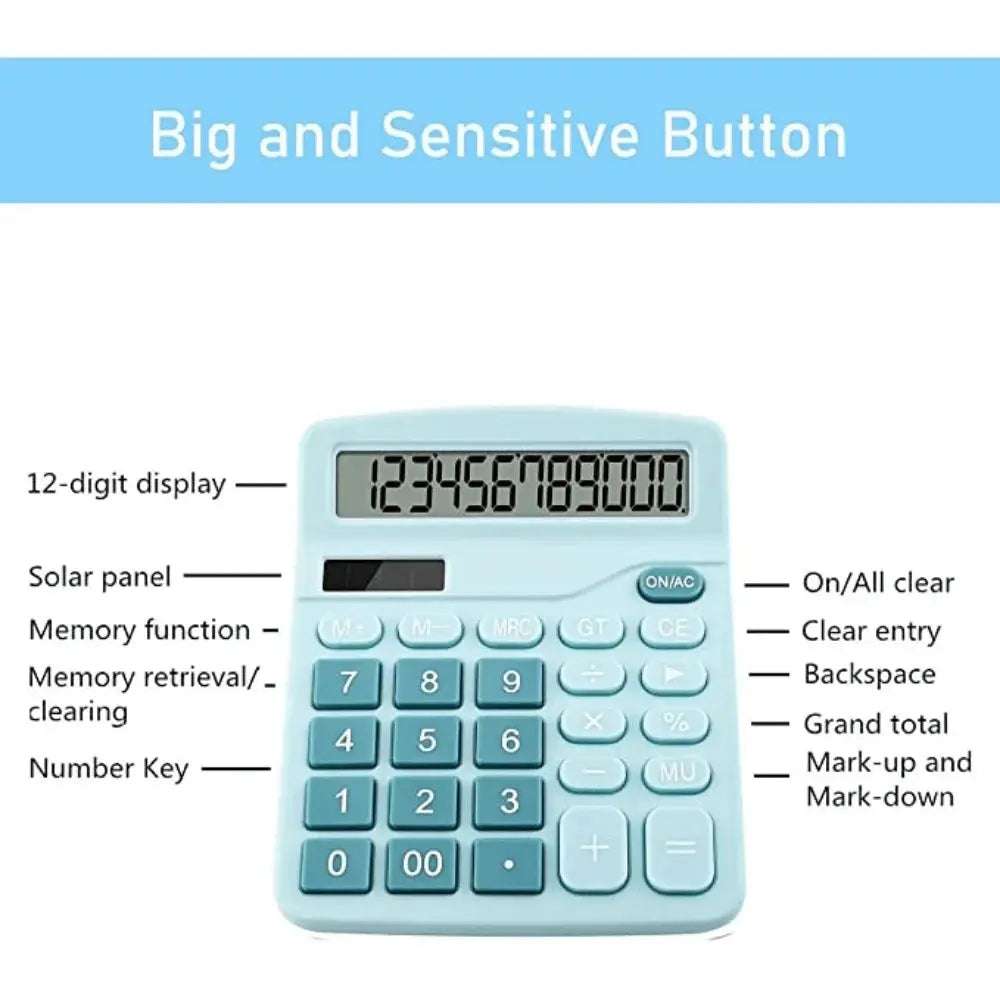 Cute Desktop Financial Office Computer Large Display Office Calculator GreatEagleInc