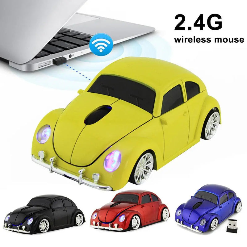 Cute Wireless 3d Car Computer Mouse Mini Usb Optical VW Beetle Auto Ergonomic Kid Gift PC Mice For Mac Laptop Desktop