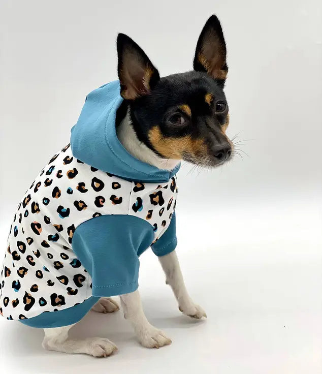 DCNY Unisex Leopard Print Hoodie - Limited Edition DoggieCoutureNY