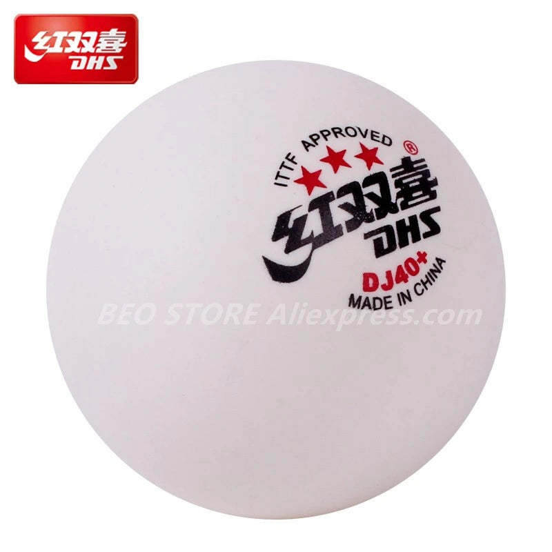 DHS DJ40+ 3-Star WTT Competition ITTF 3 Star New Materials Plastic ABS Original DHS Table Tennis Ball Ping Pong Balls