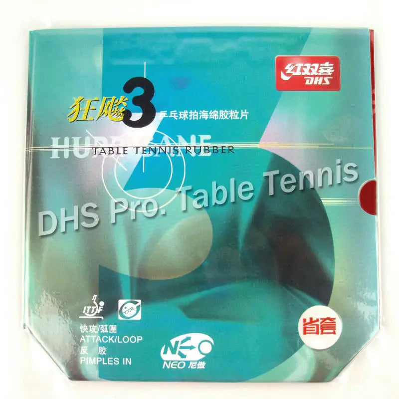 DHS NEO Hurricane 3 NEO Hurricane3 Provincial team version Pips-In Table Tennis Rubber With Sponge for pingpong racket