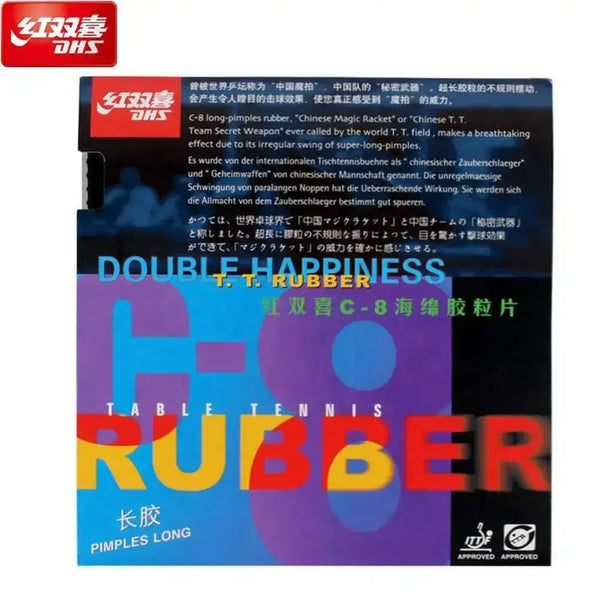 DHS-Original-C8-_C-8_-Table-Tennis-Rubber-long-pimples-table-tennis-rackets-indoor-sports-defense-racquet-sports-pingpong-rubbe-FreeDropship-334747469