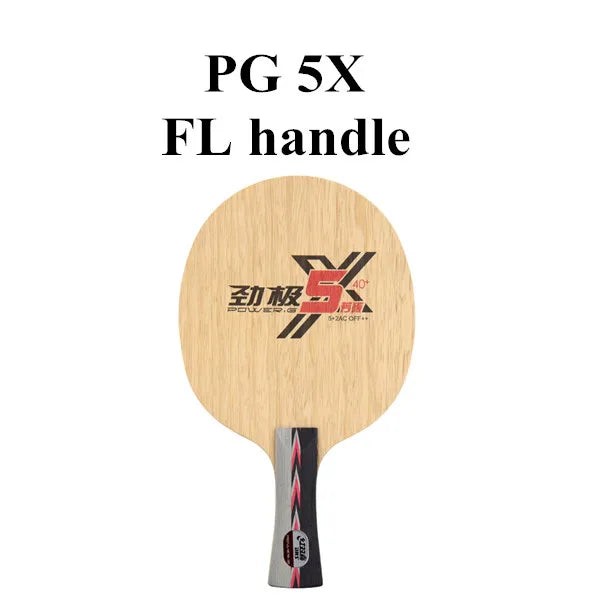 DHS PG5X POWER-G 5X PG5X PG 5X Table Tennis Blade Carbon Fiber Racket Ping Pong Bat Paddle PG 5X FL handle