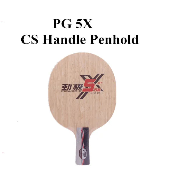 DHS PG5X POWER-G 5X PG5X PG 5X Table Tennis Blade Carbon Fiber Racket Ping Pong Bat Paddle PG 5X CS penhold