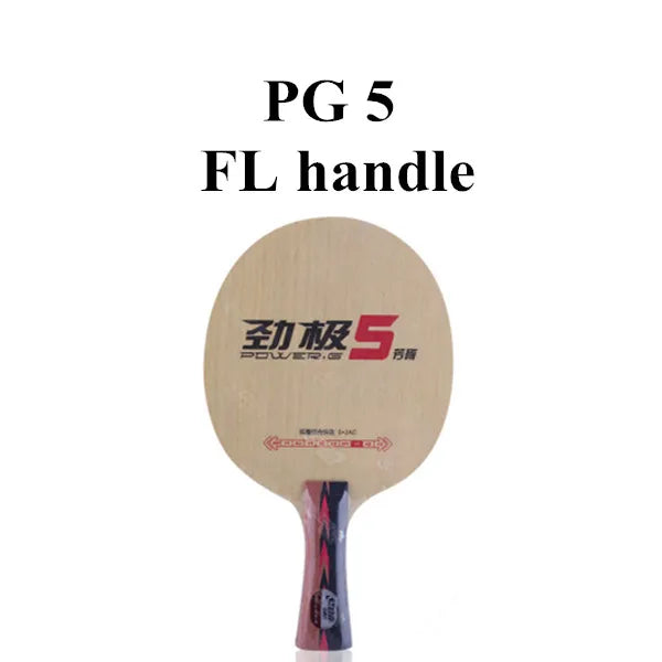 DHS PG5X POWER-G 5X PG5X PG 5X Table Tennis Blade Carbon Fiber Racket Ping Pong Bat Paddle PG5 FL handle