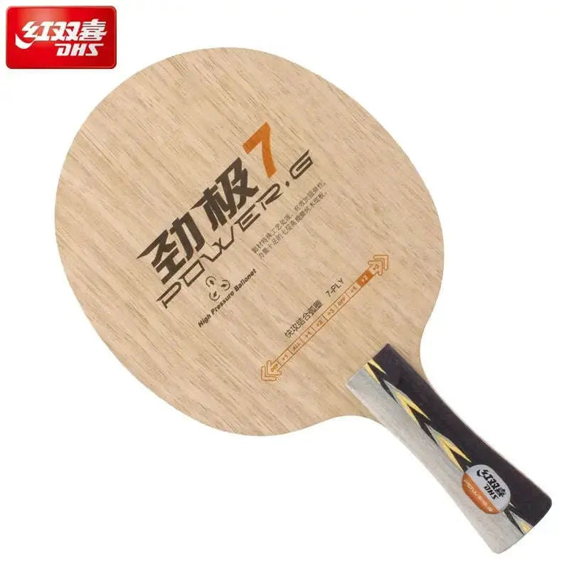 DHS-POWER-G-7-Table-Tennis-Blade-classic-7-ply-pure-wood-ping-pong-bats-loop-fast-offensive-table-tennis-racket-FreeDropship-335303826