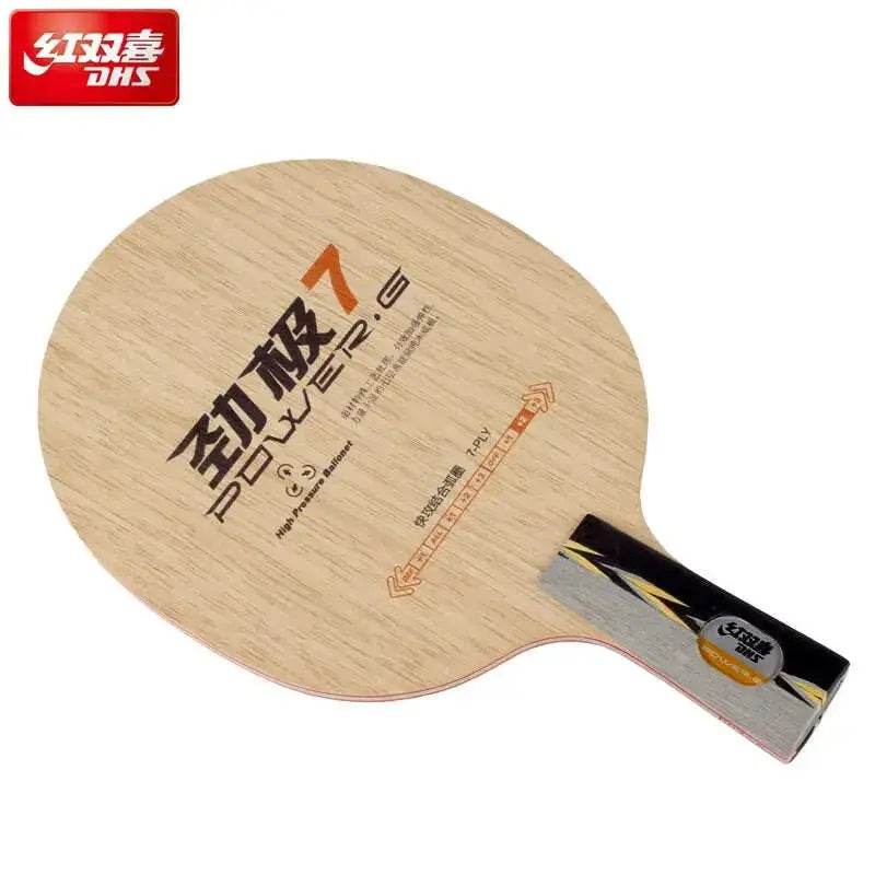 DHS-POWER-G-7-Table-Tennis-Blade-classic-7-ply-pure-wood-ping-pong-bats-loop-fast-offensive-table-tennis-racket-FreeDropship-335304015