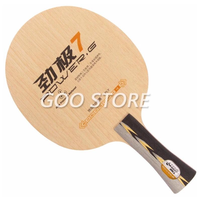 DHS POWER G7 PG7 Table Tennis Blade (without box) Pure Wood ply 7 for Racket Ping Pong Bat Paddle