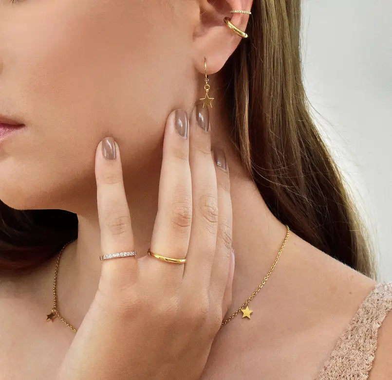 DIDI GOLD THIN RING BAND Mai Desiree