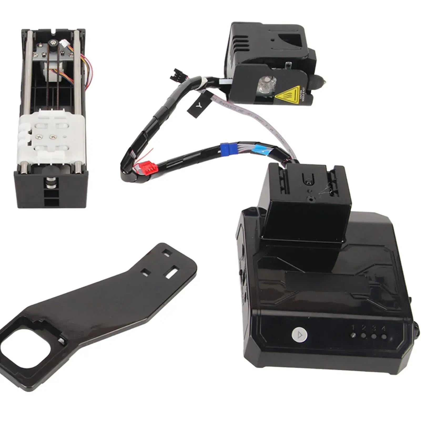 DIY 3D Printer Kit Mini 3D Printer for Beginners High Printing Accuracy Uniform Heating Printing Volume 4x4x4in Mini 3D Printer GreatEagleInc