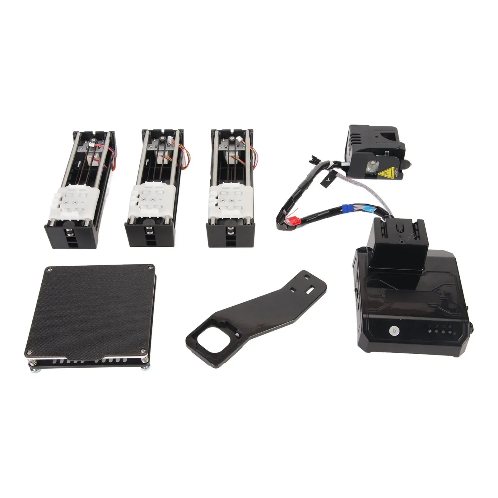 DIY 3D Printer Kit Mini 3D Printer for Beginners High Printing Accuracy Uniform Heating Printing Volume 4x4x4in Mini 3D Printer GreatEagleInc