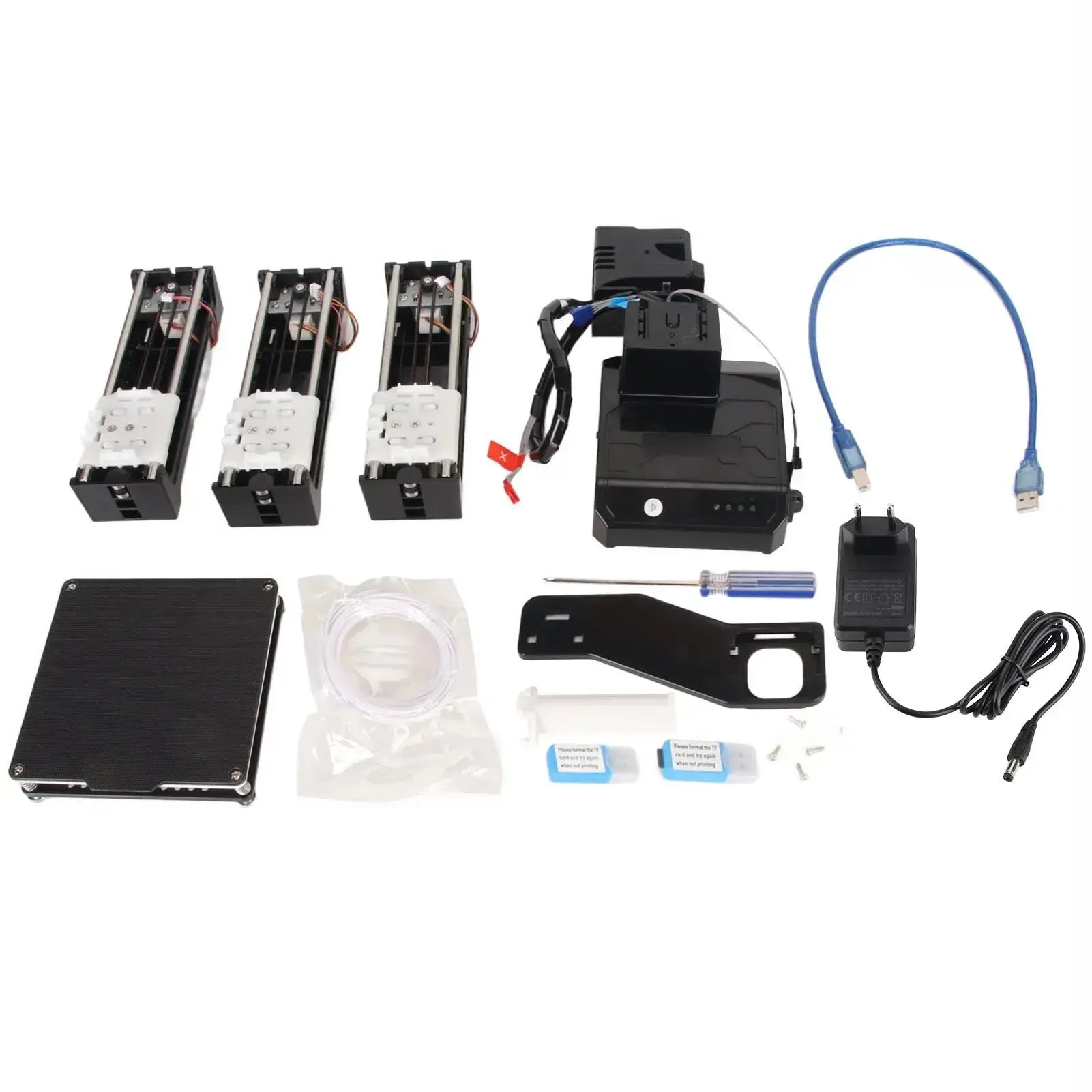 DIY 3D Printer Kit Mini 3D Printer for Beginners High Printing Accuracy Uniform Heating Printing Volume 4x4x4in Mini 3D Printer GreatEagleInc