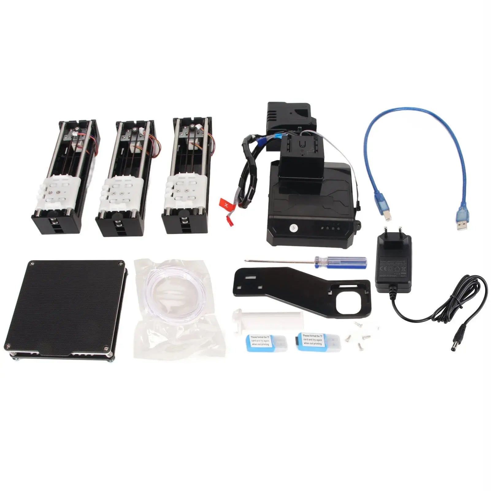 DIY 3D Printer Kit Mini 3D Printer for Beginners High Printing Accuracy Uniform Heating Printing Volume 4x4x4in Mini 3D Printer GreatEagleInc