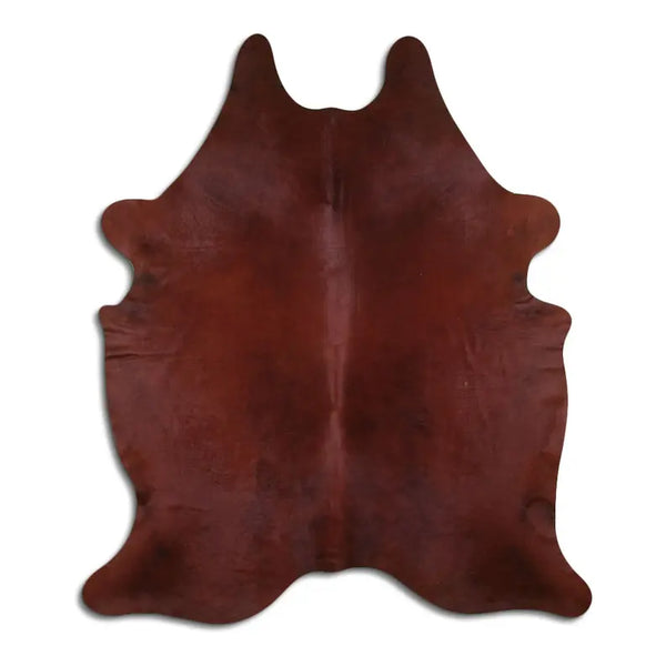 DYED HAIR ON COWHIDE DYED CHOCO BROWN MODA-DBK
