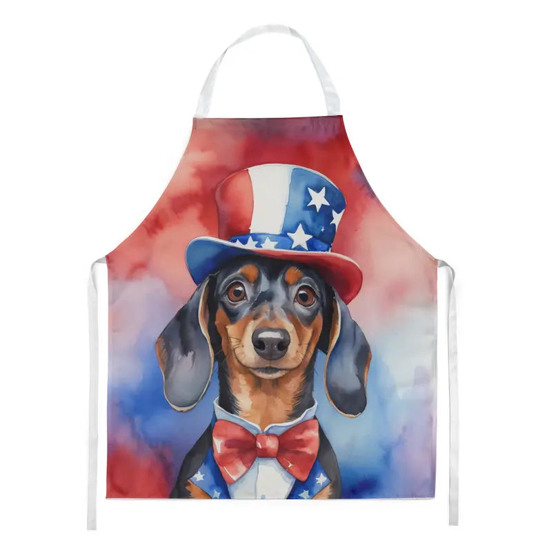 Dachshund Patriotic American Apron Caroline's Treasures