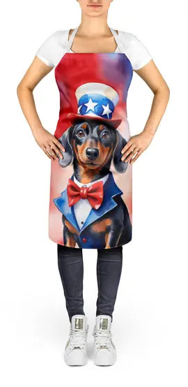 Dachshund Patriotic American Apron Caroline's Treasures