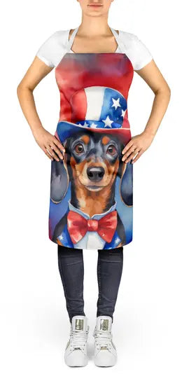 Dachshund Patriotic American Apron Caroline's Treasures